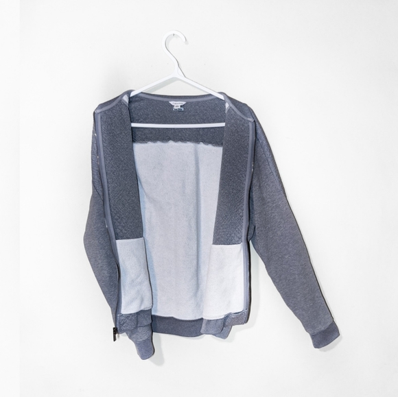 CALVIN KLEIN GREY FULL-ZIP MEN'S SWEATSHIRT - Picture 2 of 9